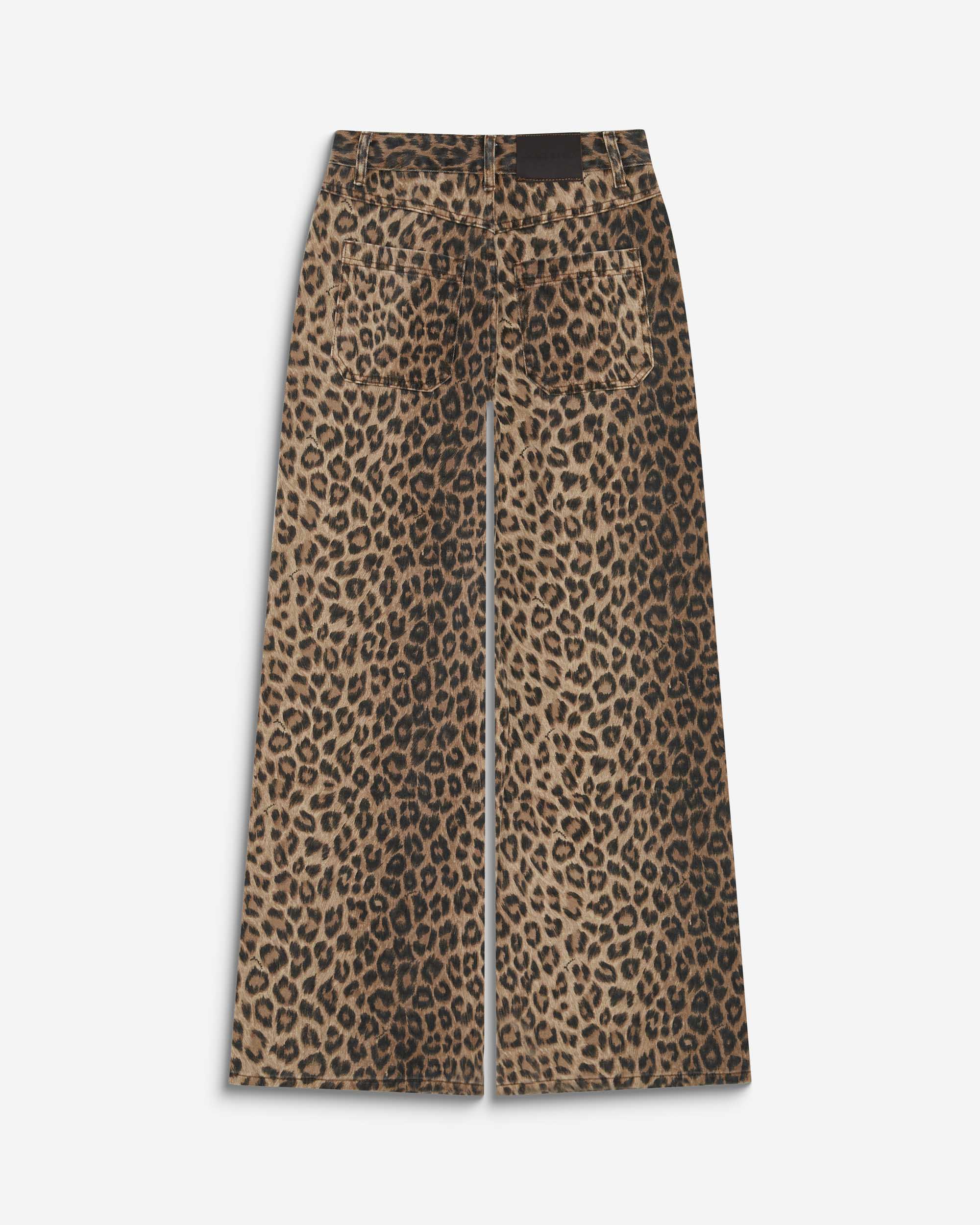 High-waist loose printed jeans leo Socca