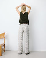 High-waist loose printed jeans python Socca