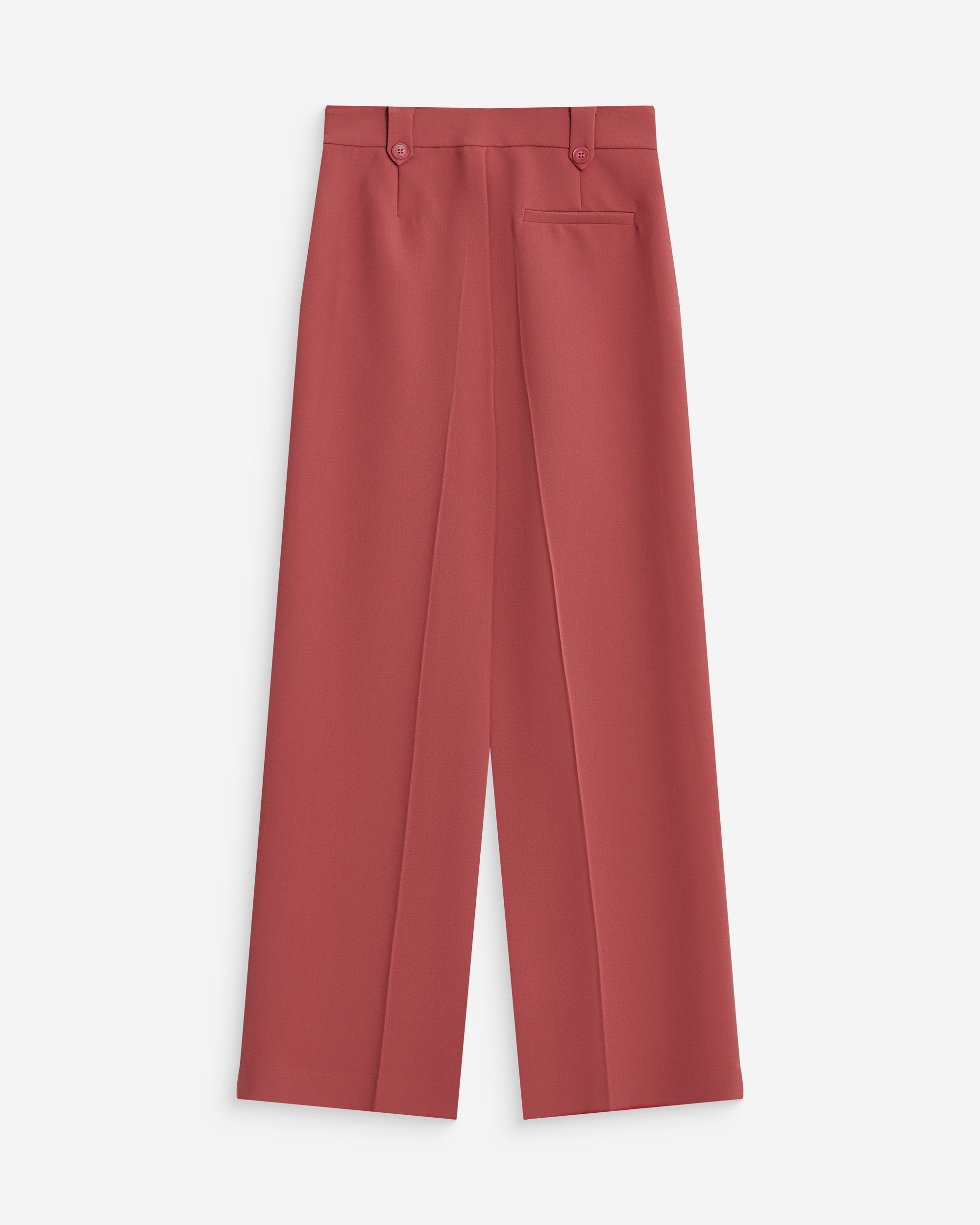 Wide-leg pleated tailored pants blush Nilay