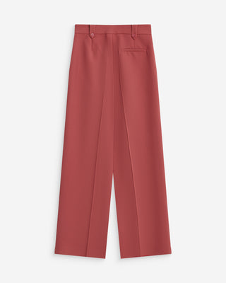 Wide-leg pleated tailored pants blush Nilay