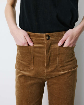 Pantalón recto de pana coffee Alban