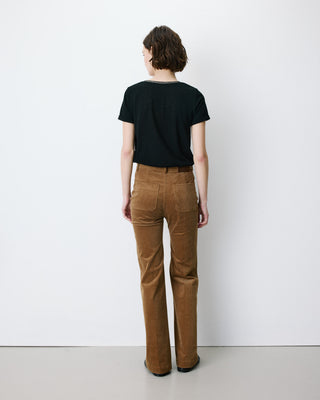 Pantalón recto de pana coffee Alban