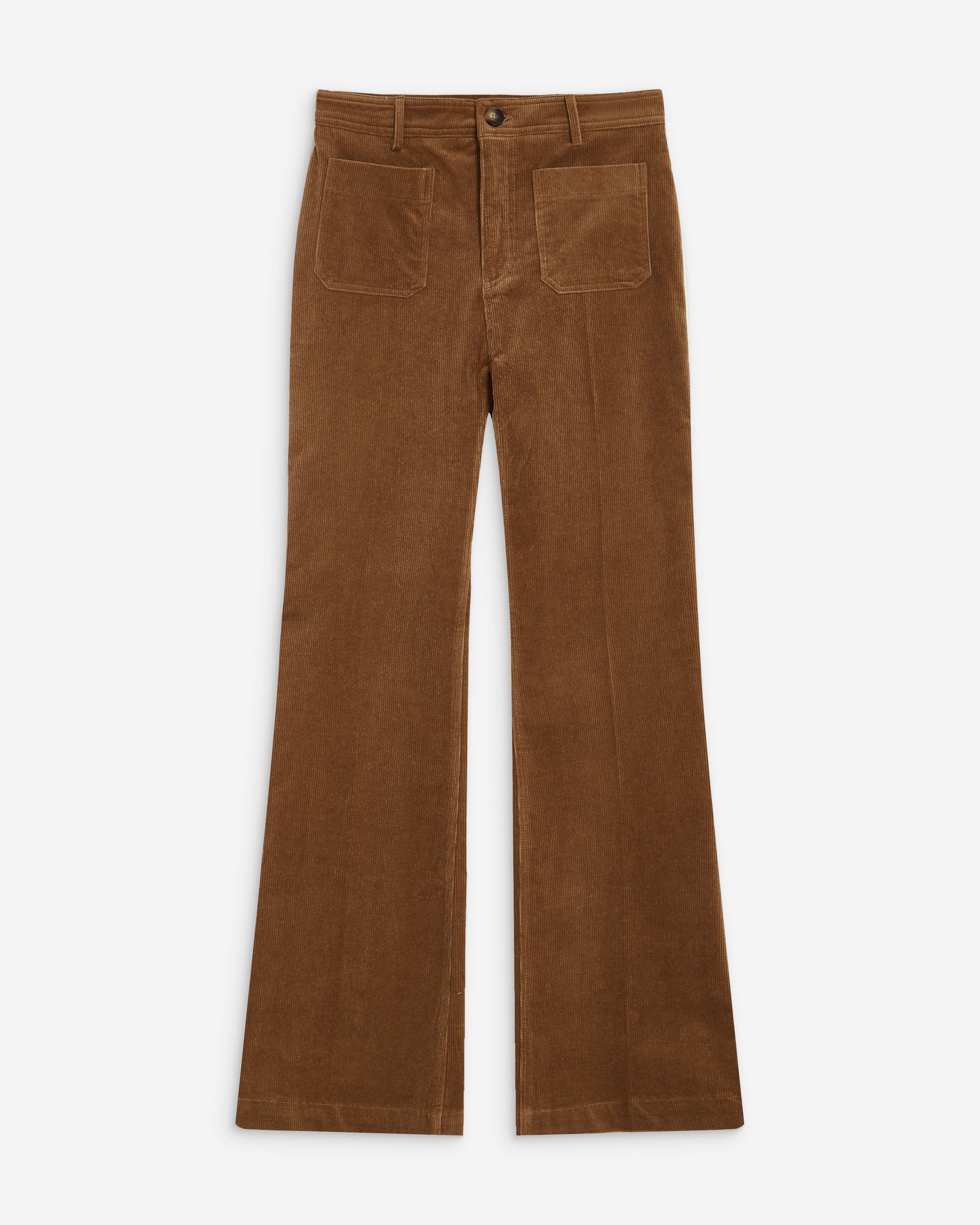 Pantalón recto de pana coffee Alban