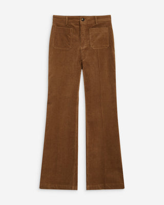 Pantalón recto de pana coffee Alban
