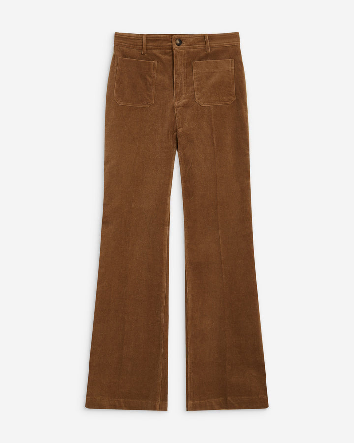 Pantalón recto de pana coffee Alban