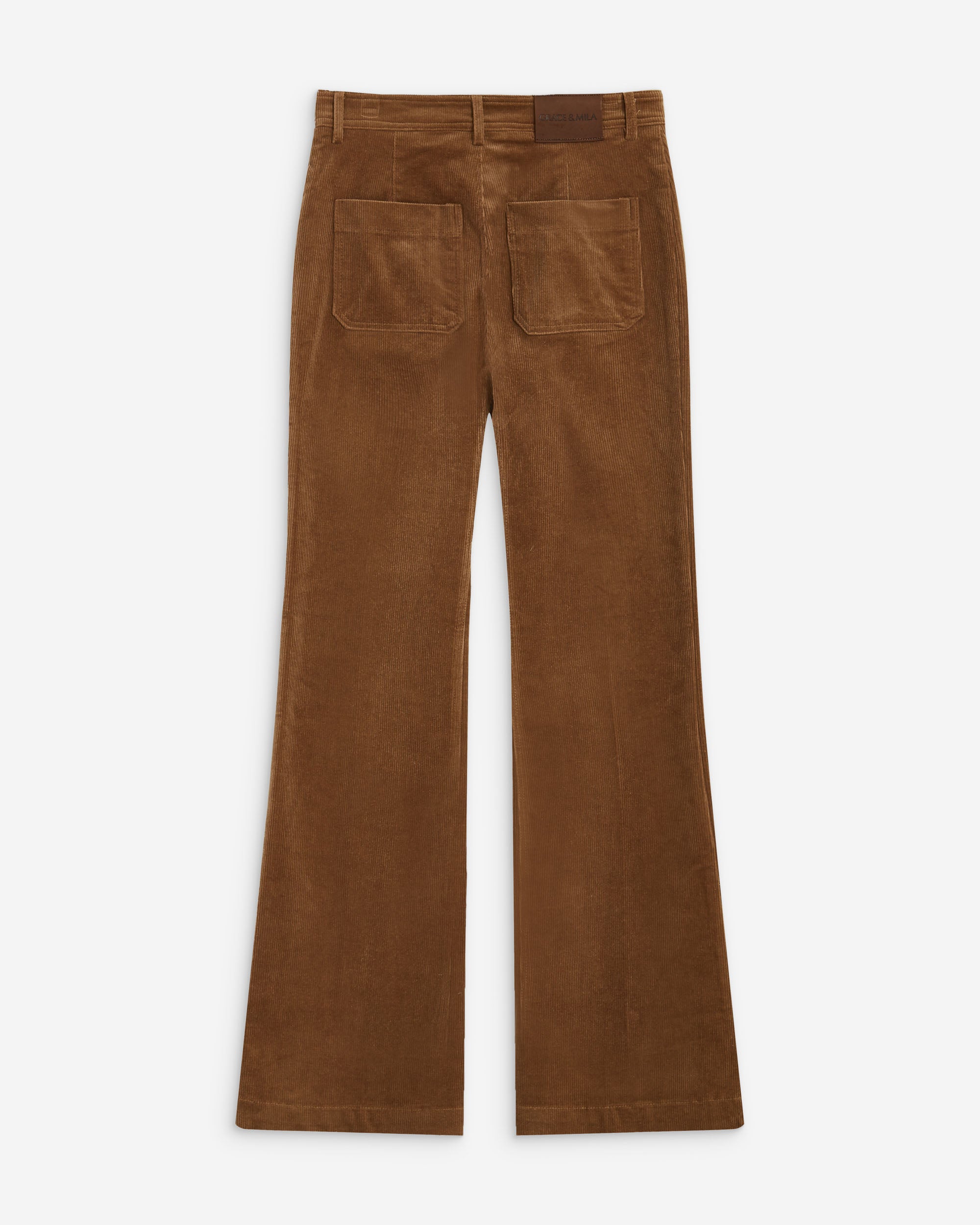 Pantalón recto de pana coffee Alban