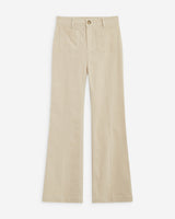 Pantalón recto de pana ecru Alban