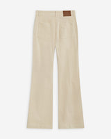 Pantalón recto de pana ecru Alban