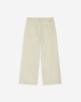 Vaqueros capri de tiro alto sable Johan