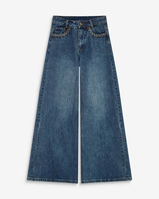 Vaqueros de pierna ancha vintageblue Julian