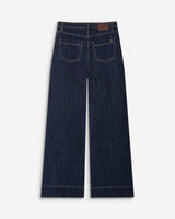 High-rise straight jeans darkblue Jacob