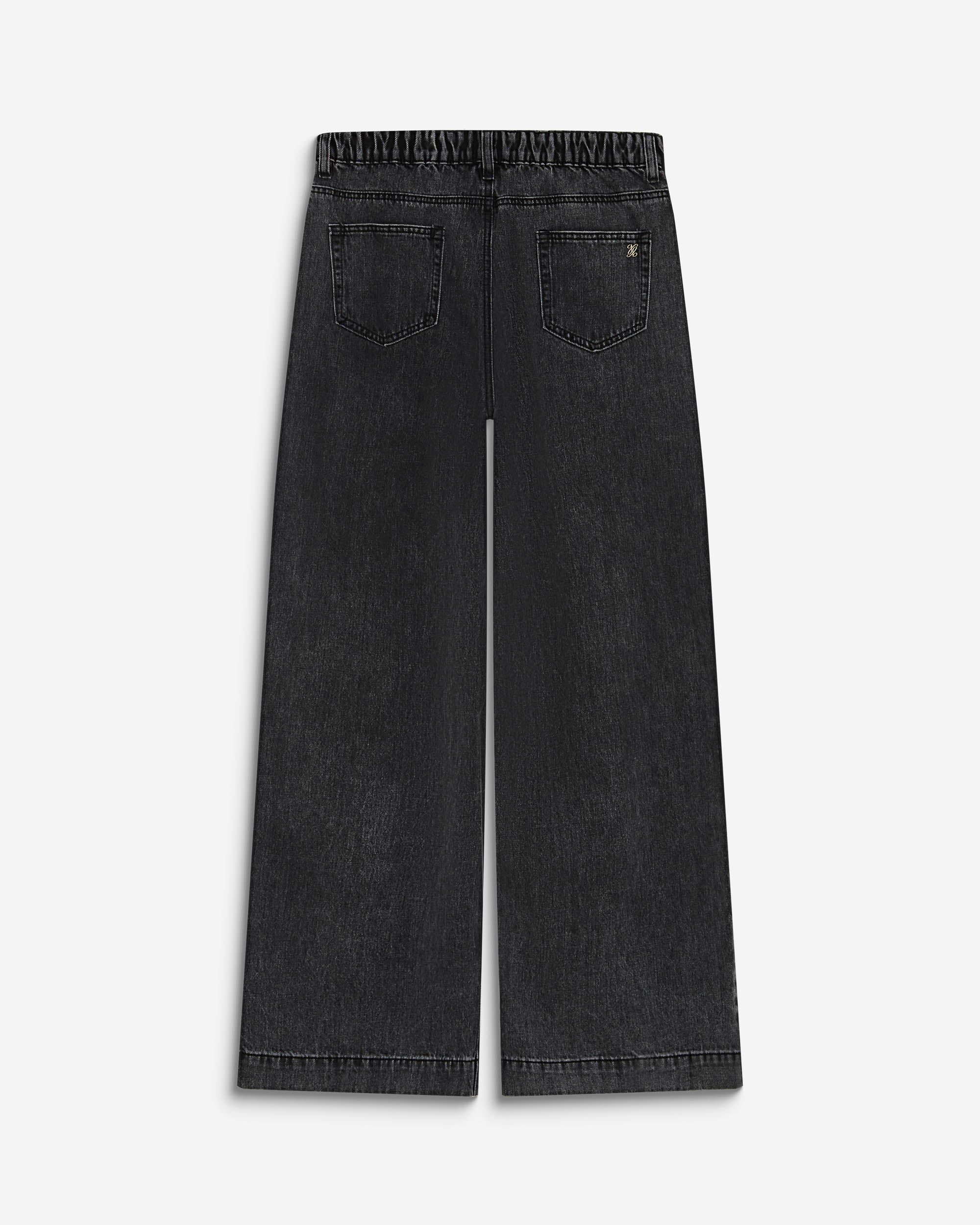 Vaqueros de pernera barrel blackwashed John