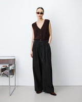 Baggy mid-rise jeans chocolat John