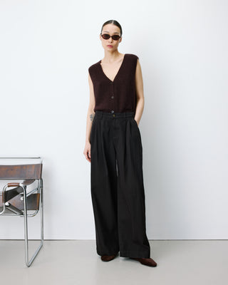 Baggy mid-rise jeans chocolat John