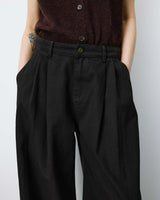 Baggy mid-rise jeans chocolat John