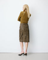 Falda lápiz de polipiel python Acacia