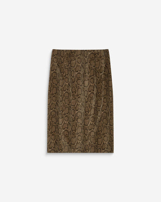 Falda lápiz de polipiel python Acacia