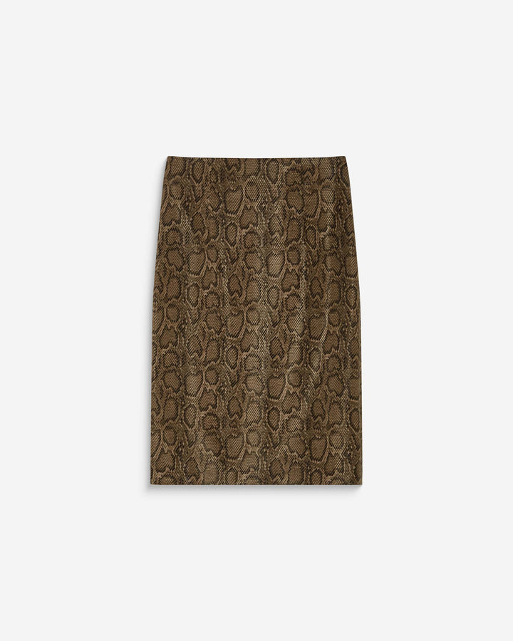 Falda lápiz de polipiel python Acacia
