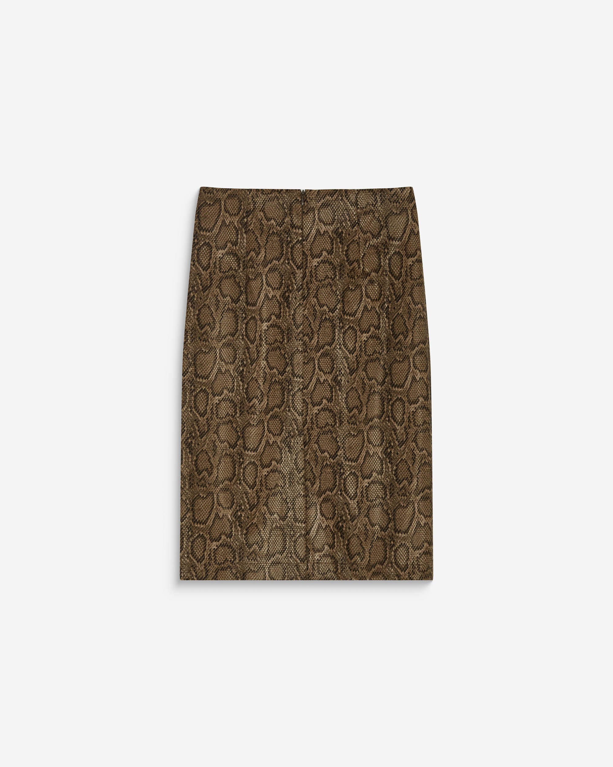 Falda lápiz de polipiel python Acacia