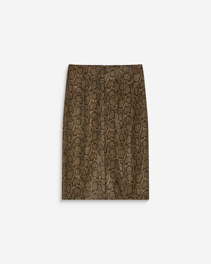 Falda lápiz de polipiel python Acacia