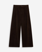 Wide-leg corduroy pants chocolat Abriel