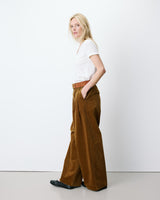 Pantalón de pana de pierna ancha coffee Abriel
