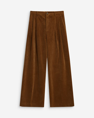 Pantalón de pana de pierna ancha coffee Abriel