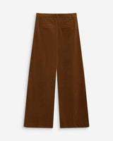 Pantalón de pana de pierna ancha coffee Abriel