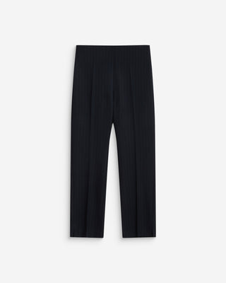 Pantalón capri ajustado a rayas marine Adrian