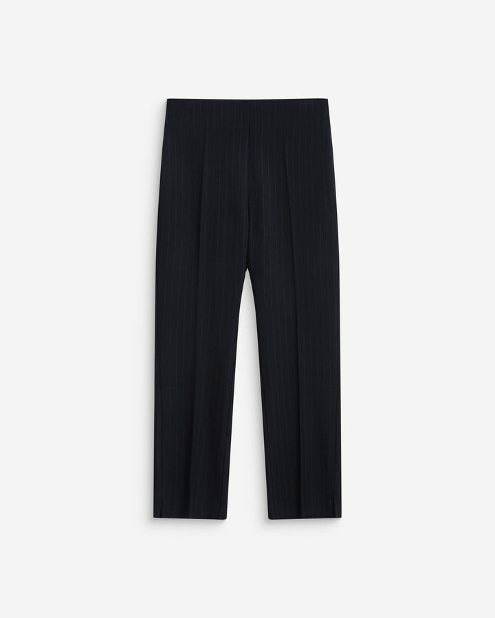 Pantalón capri ajustado a rayas marine Adrian