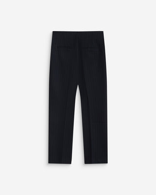 Pantalón capri ajustado a rayas marine Adrian