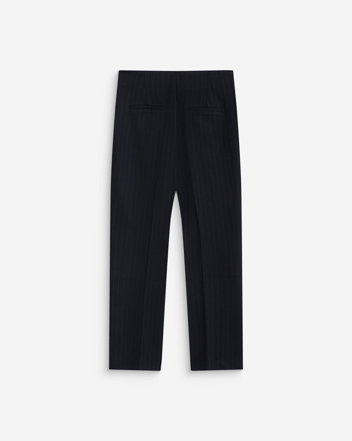 Pantalón capri ajustado a rayas marine Adrian