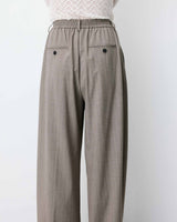 Pantalón de pernera ancha rayure Ardoise