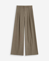 Pantalón de pernera ancha rayure Ardoise