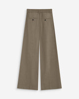 Pantalón de pernera ancha rayure Ardoise