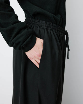 High-rise balloon pants noir Aniel