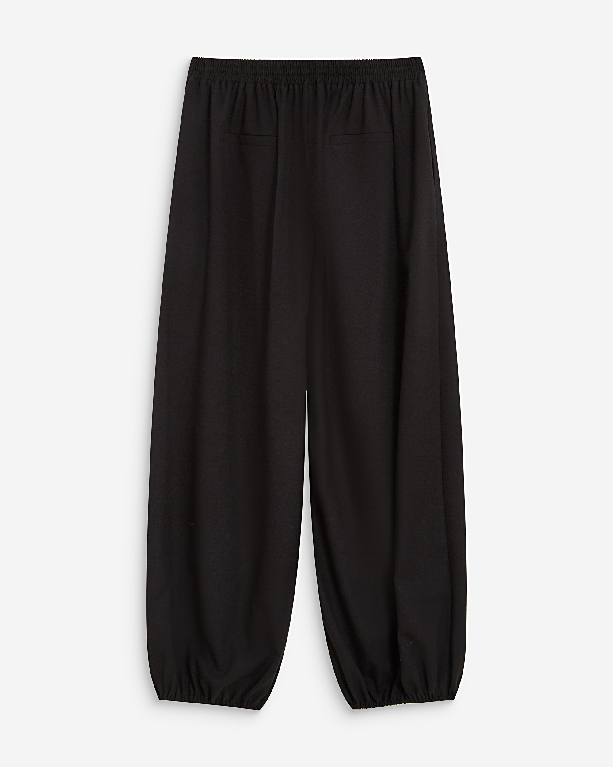 High-rise balloon pants noir Aniel