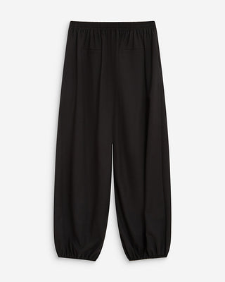 High-rise balloon pants noir Aniel