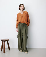 Pantalón cargo oversize kaki Anvar
