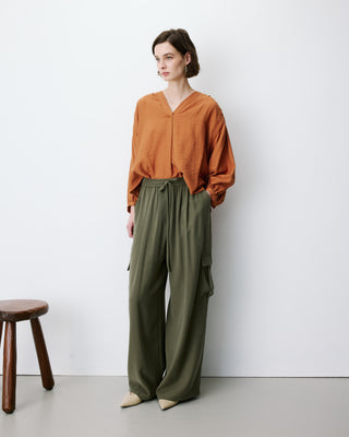 Pantalón cargo oversize kaki Anvar
