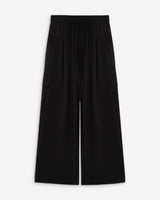 Pantalon cargo oversize taille haute noir Anvar