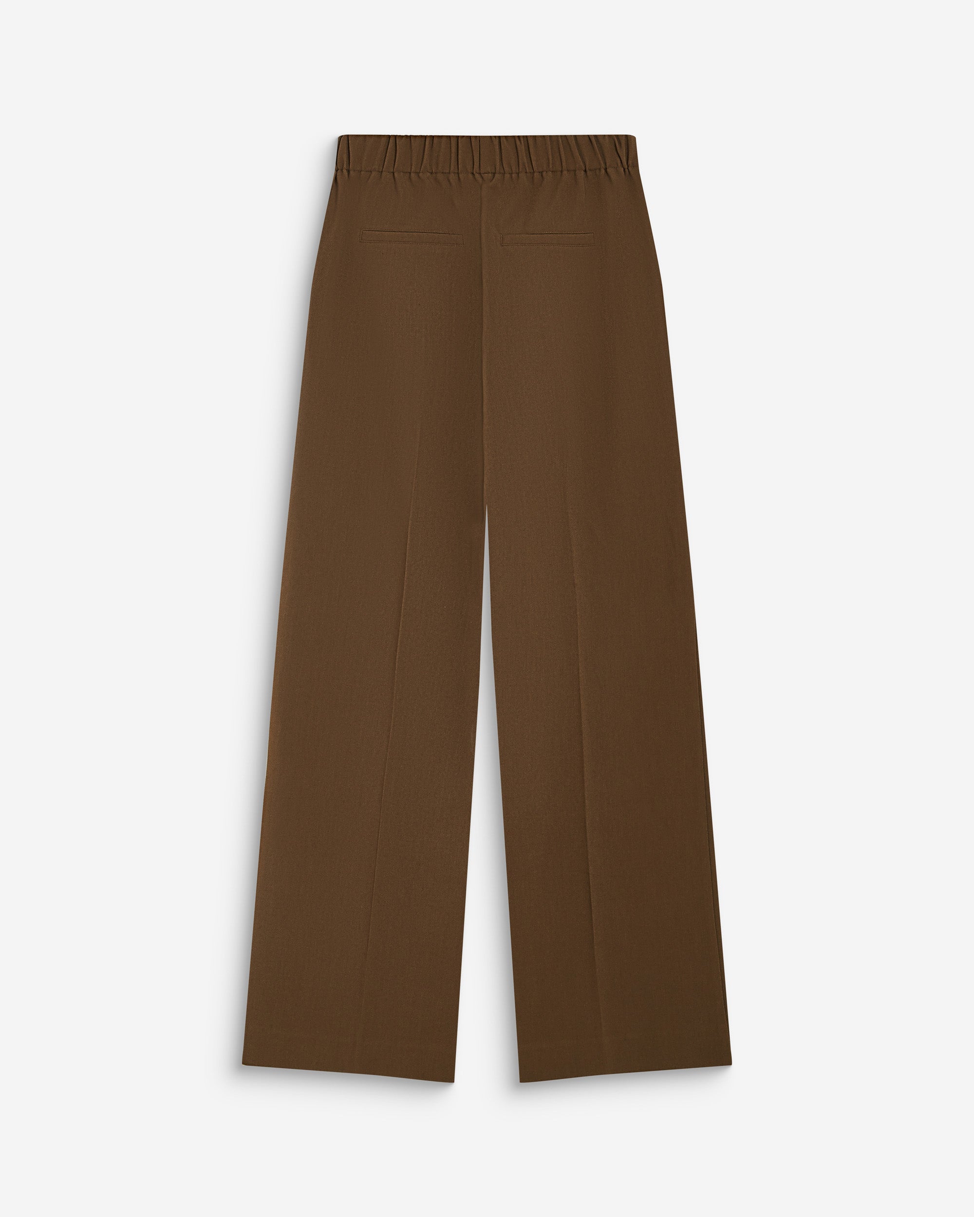 High-rise wide-leg tailored pants kaki Alexander