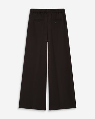 Wide-leg tailored pants chocolat Ardoise
