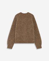 Oversized long-sleeve cardigan mocha Saluda