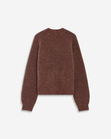 Cardigan oversize manches longues parme Saluda