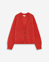 Oversized long-sleeve cardigan sanguine Saluda