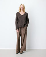 Jersey de punto lurex chocolat Salvador