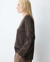 Jersey de punto lurex chocolat Salvador