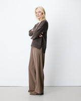Jersey de punto lurex chocolat Salvador