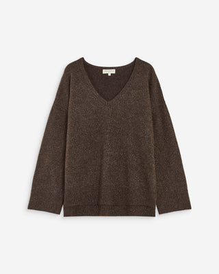 Jersey de punto lurex chocolat Salvador